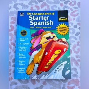 Carson Dellosa Education The complete book Of Starter Spanish for kids NWT